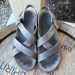 Chaco Wayfarer leather sandals.
